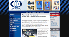 Desktop Screenshot of foxcontrols.co.za